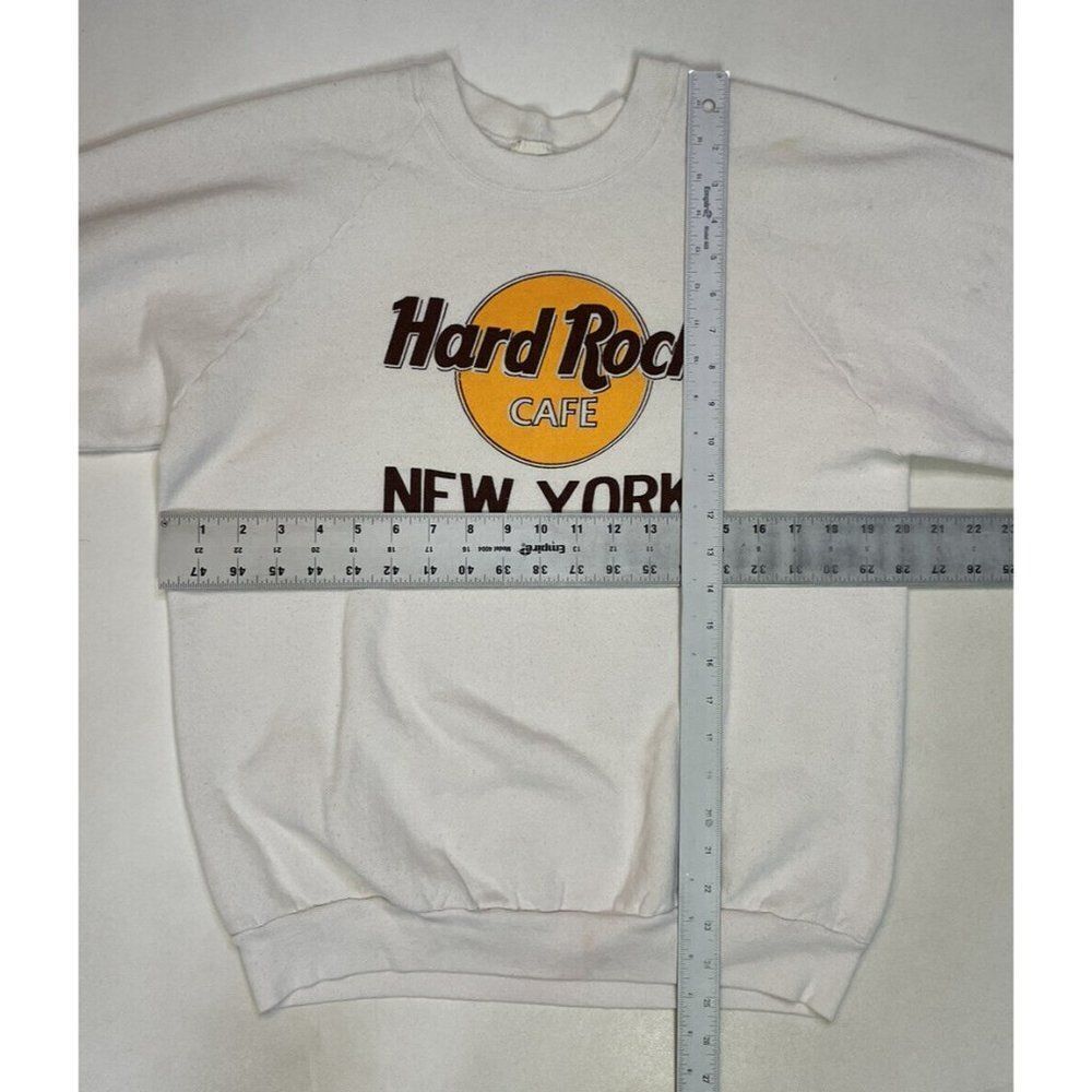 Vintage White Hard Rock Cafe Sweatshirt - Picture 9 of 9